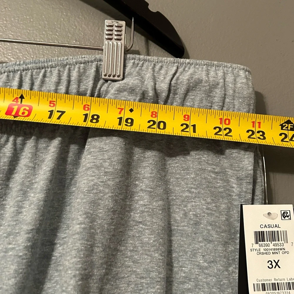 NWT Ideology Sz 3X Women’s Lightweight Joggers w/ Pockets in Crushed Mint Green! - Picture 7 of 11